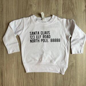 The Wishing Elephant Santa North Pole Sweatshirt